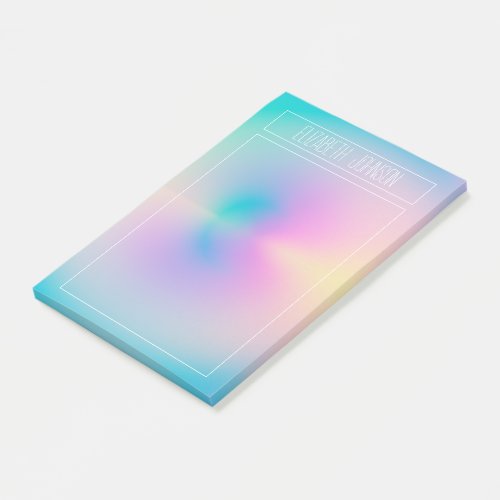 Aesthetic Colorful Positive Aura Gradient Post_it Notes