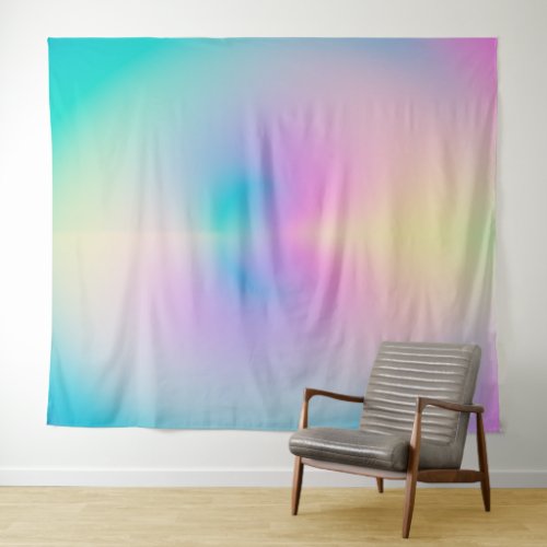 Aesthetic Colorful Positive Aura Gradient Tapestry