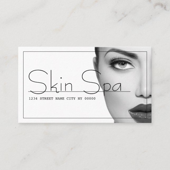 Aesthetic Cosmetic Surgery Business Card (Front)