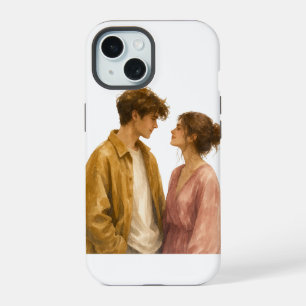 Aesthetic Couple Illustration Phone Case