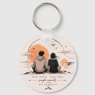Aesthetic Couple Keychain/Charm Keychain