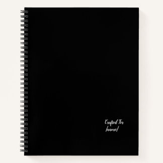 Aesthetic Custom Named Spiral Notebooks