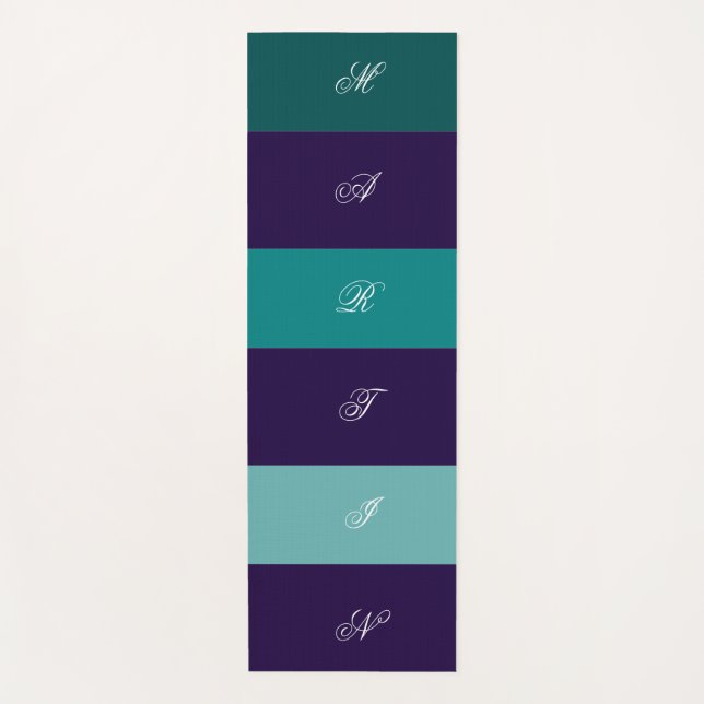 Aesthetic Customizable Yoga Mat  (Front)