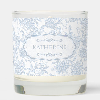 Aesthetic Cute Floral Patter Custom Scented Candle