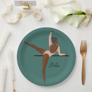Aesthetic Dancing Ballerina  Paper Plates