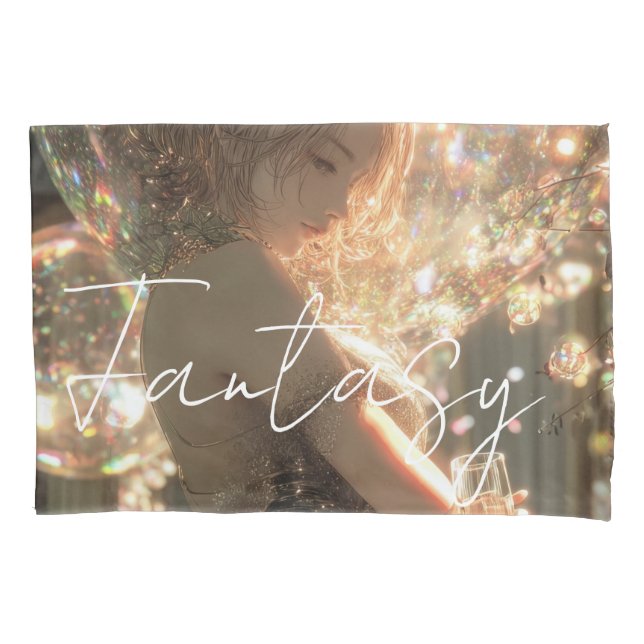 Aesthetic / Dark Fantasy Art Pillow Case (Front)