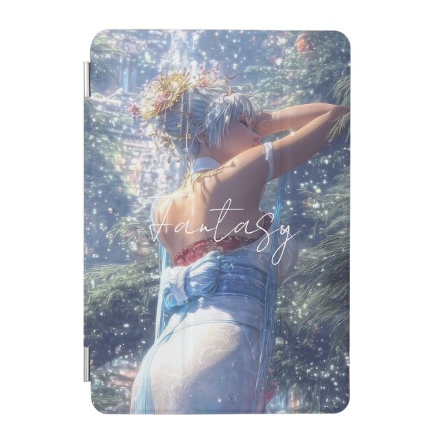 Aesthetic / Dark Fantasy Girl iPad Mini Cover (Front)