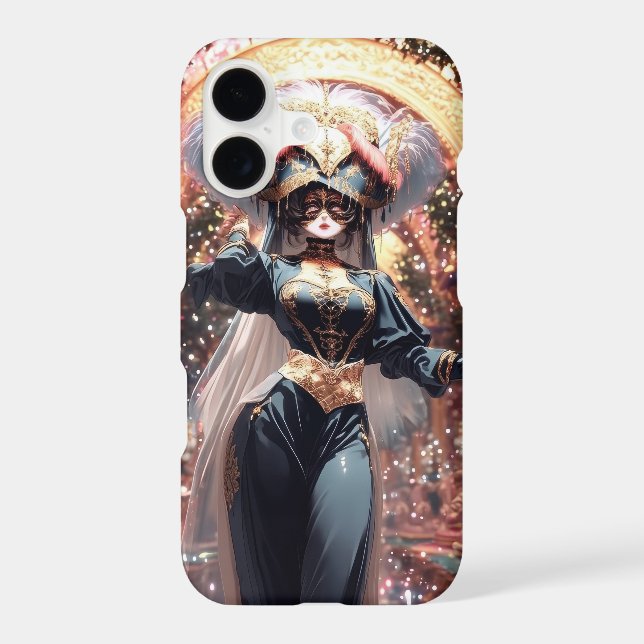 Aesthetic / Dark Fantasy Girl   iPhone Case (Back)