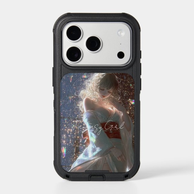 Aesthetic / Dark Fantasy Girl Otterbox iPhone Case (Back)