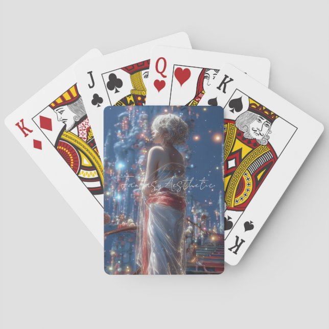 Aesthetic / Dark Fantasy Girl Poker Cards (Back)