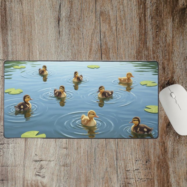 Aesthetic Desk Mat, Desk Pad, Cute Duck Mat (Creator Uploaded)
