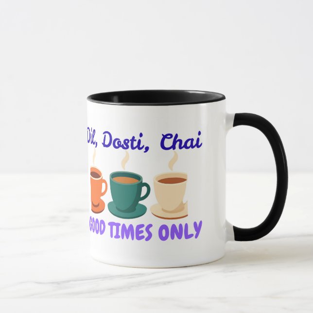Aesthetic Dil Dosti Chai Desi Friends Combo Mug (Right)