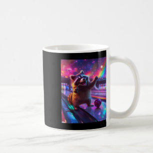 Aesthetic Fantasycore Raccoon Bowling Funny Coffee Mug