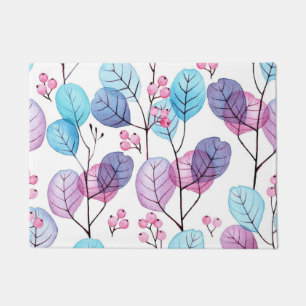 Aesthetic floral doormat