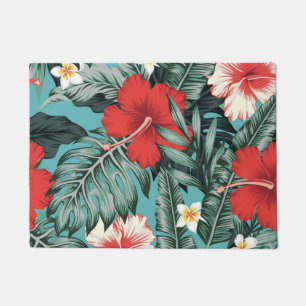 Aesthetic floral  doormat