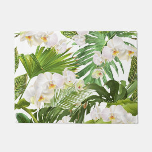 Aesthetic floral doormat