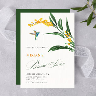 Aesthetic Floral garden bridal shower Invitation