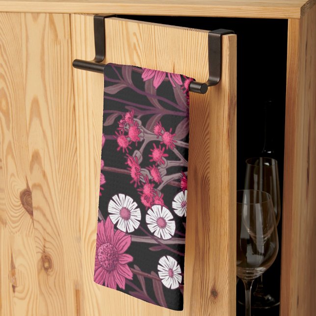 Aesthetic floral  kitchen towel (Creator Uploaded)