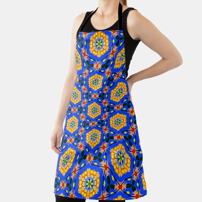 Aesthetic Floral Pattern Apron (Insitu)