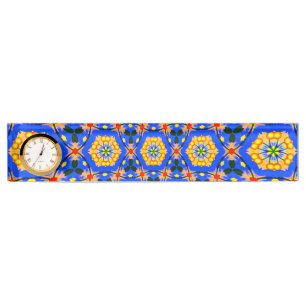 Aesthetic Floral Pattern Desk Name Plate