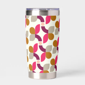 Aesthetic Floral pattern Water Bottle Insulated Tumbler