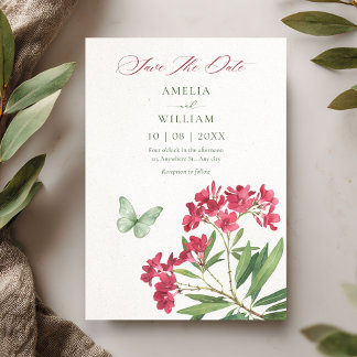 Aesthetic floral  save the date