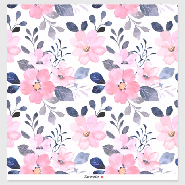 Aesthetic Floral Sticker | Minimal Design (Sheet)