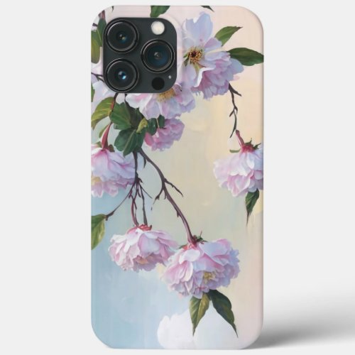 Aesthetic flowers iPhone 13 pro max case