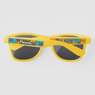 Aesthetic Flowers Pattern Sunglasses