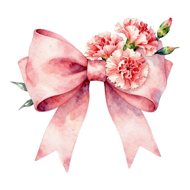 Aesthetic Garden Bow & Florals Classic Round Sticker (Creator Uploaded)