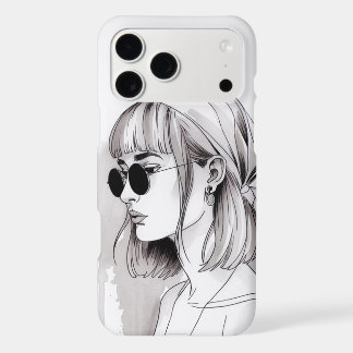 Aesthetic girl iPhone 17 pro max case