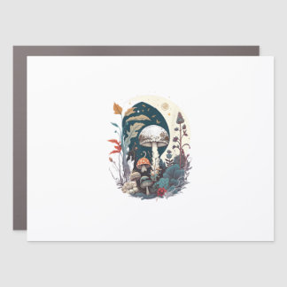 Aesthetic Goblincore And Cottagecore Mushroom Bota Car Magnet