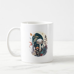 Aesthetic Goblincore And Cottagecore Mushroom Bota Coffee Mug