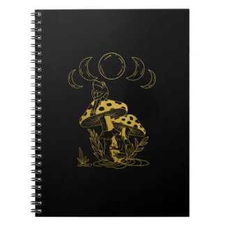 Aesthetic Goblincore And Cottagecore Mushroom Crea Notebook
