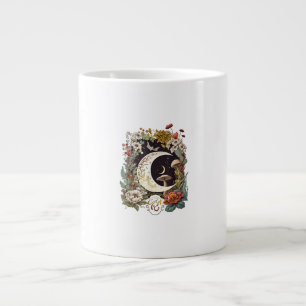 Aesthetic Goblincore And Cottagecore Mushroom Drea Giant Coffee Mug
