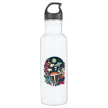 Aesthetic Goblincore And Cottagecore Mushroom Whim Stainless Steel Water Bottle