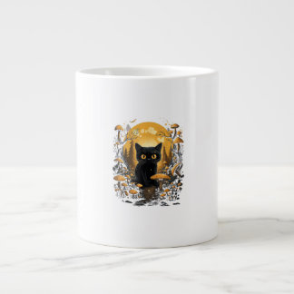Aesthetic Goblincore And Cottagecore Under Mushroo Giant Coffee Mug
