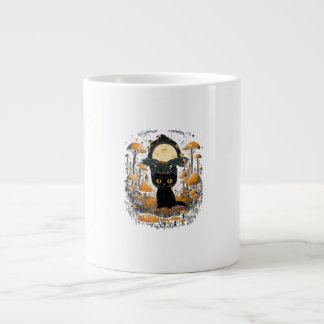 Aesthetic Goblincore And Cottagecore Under Mushroo Giant Coffee Mug