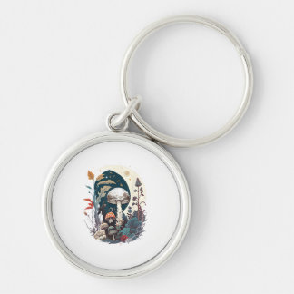 Aesthetic Goblincore Cottagecore Mushroom Botanica Keychain