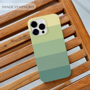 Aesthetic Green Palette Stripe Color Block theme Case-Mate iPhone 14 Pro Max Case