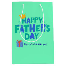 Aesthetic Happy Dather's Day Gift Bag 