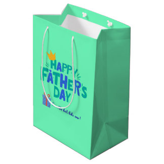 Aesthetic Happy Dather's Day Gift Bag 