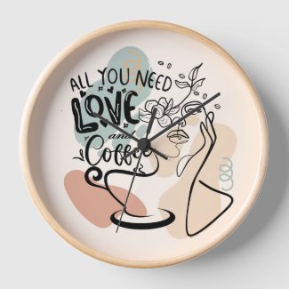 Aesthetic Illustrations, Girl's Coffee
