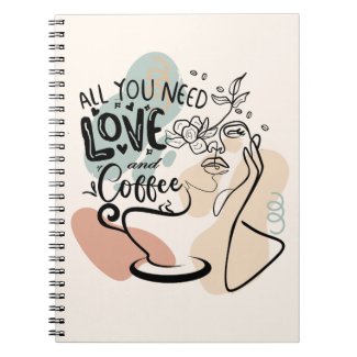 Aesthetic Illustrations, Girl's Coffee