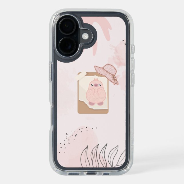 Aesthetic iPhone case  (Front (Black))