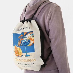 Aesthetic Italian Spritz Custom Vacation Backpack