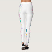 Holographic Iridescent Pastel Rainbow Leggings