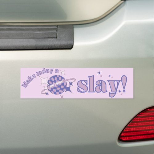 Aesthetic Make today a Slay Car Magnet