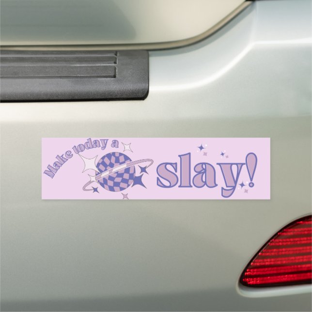Aesthetic Make today a Slay Car Magnet (In Situ)