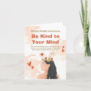 Aesthetic Mental Health Greeting Card   progress 